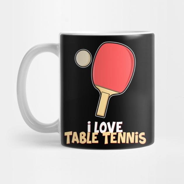 I love table tennis by Imutobi